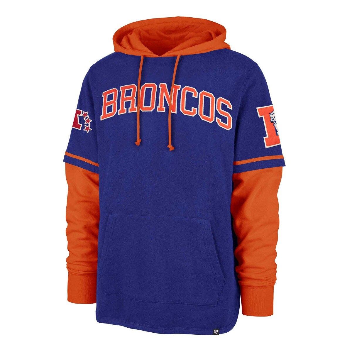 '47 Men's '47 Royal Denver Broncos Shortstop Pullover Hoodie Nordstrom