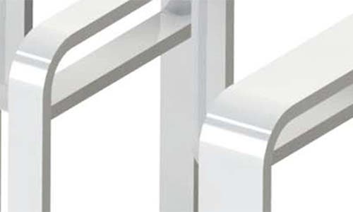 Yamazaki Cupboard Storage Rack In White