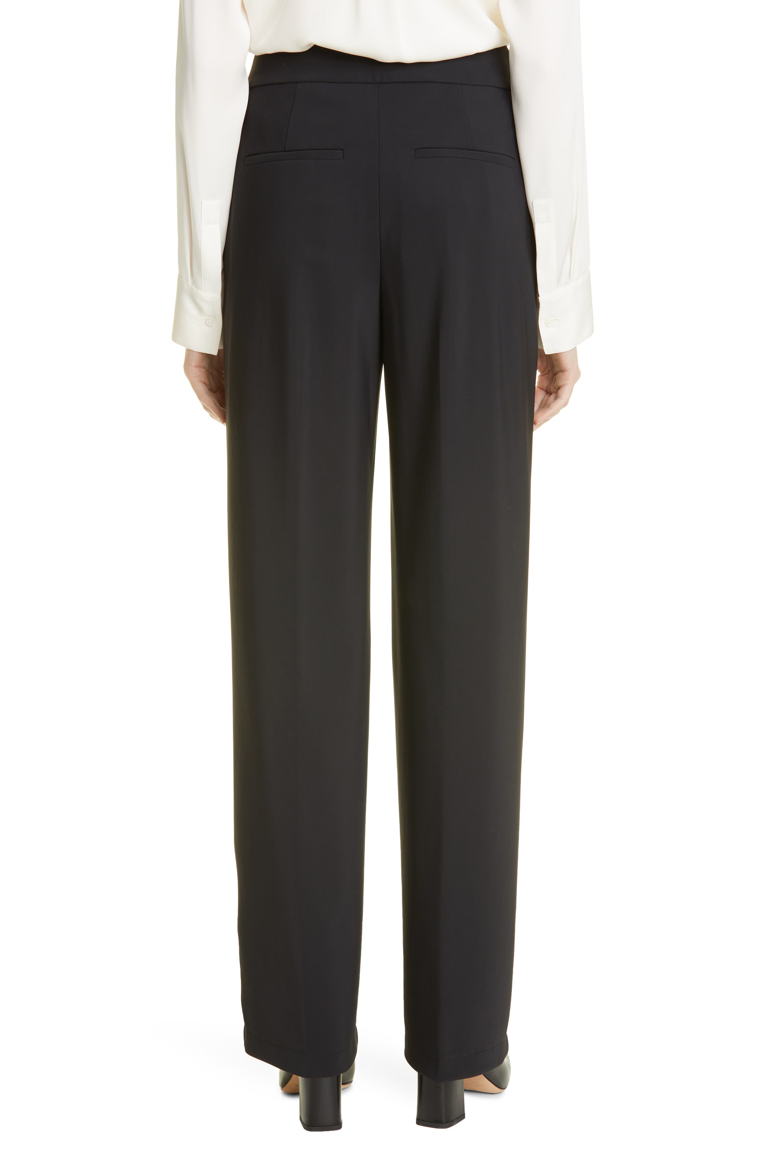 Theory High Waist Wide Leg Pants 