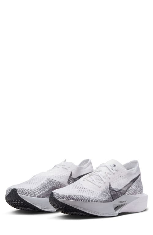 Shop Nike Vaporfly 3 Racing Shoe In White/dark Smoke Grey/grey