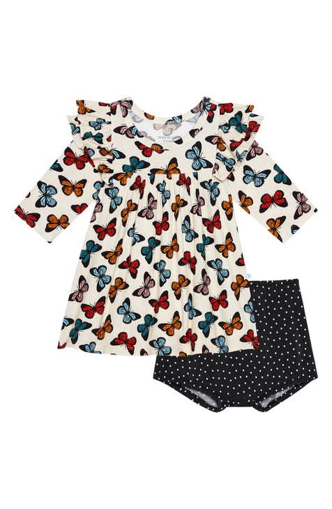 Kids' Larisa Flutter Dress & Bloomers Set (Baby & Toddler)
