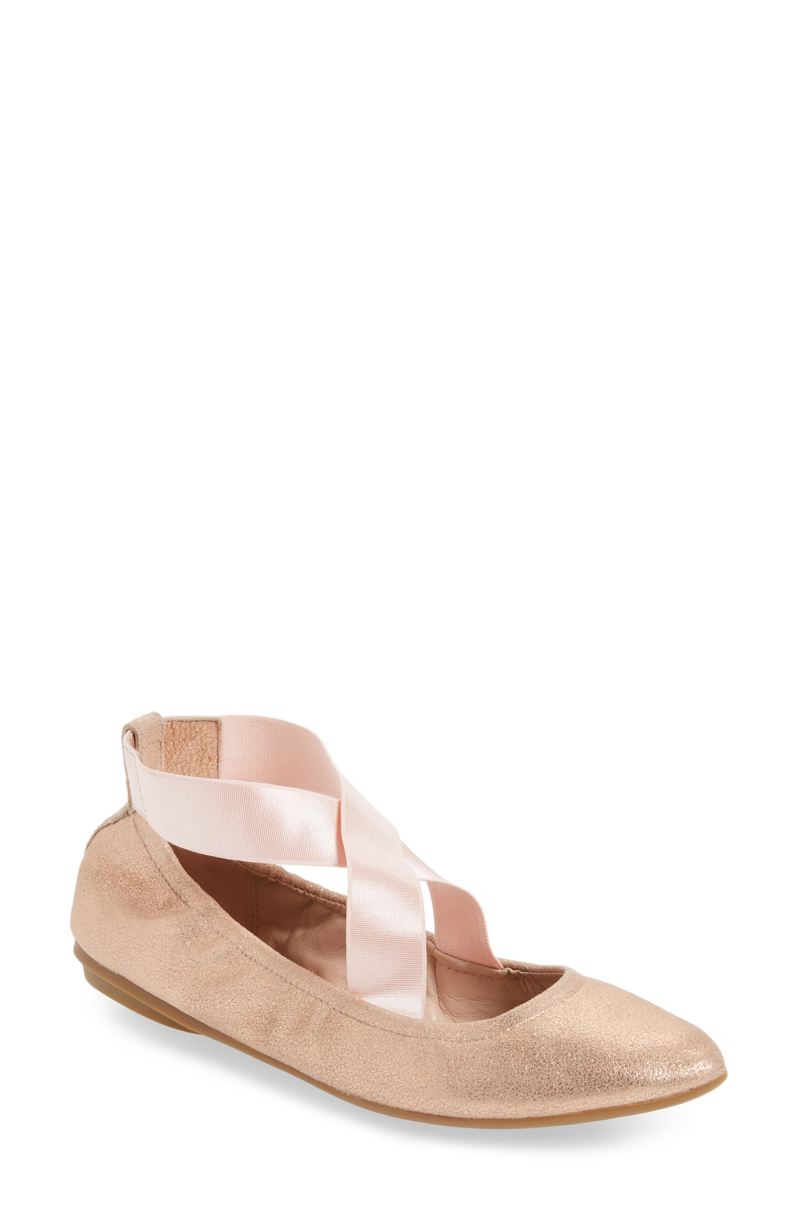 taryn rose edina strappy ballet flat