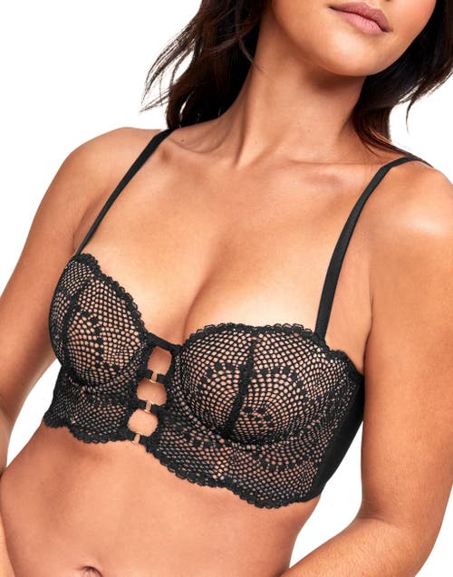 Shop Adore Me Margaritte Push Up Balconette Bra In Black