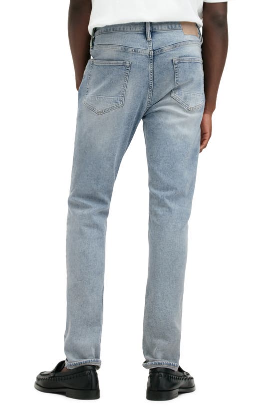 Shop Allsaints Cigarette Skinny Fit Jeans In Indigo Blue