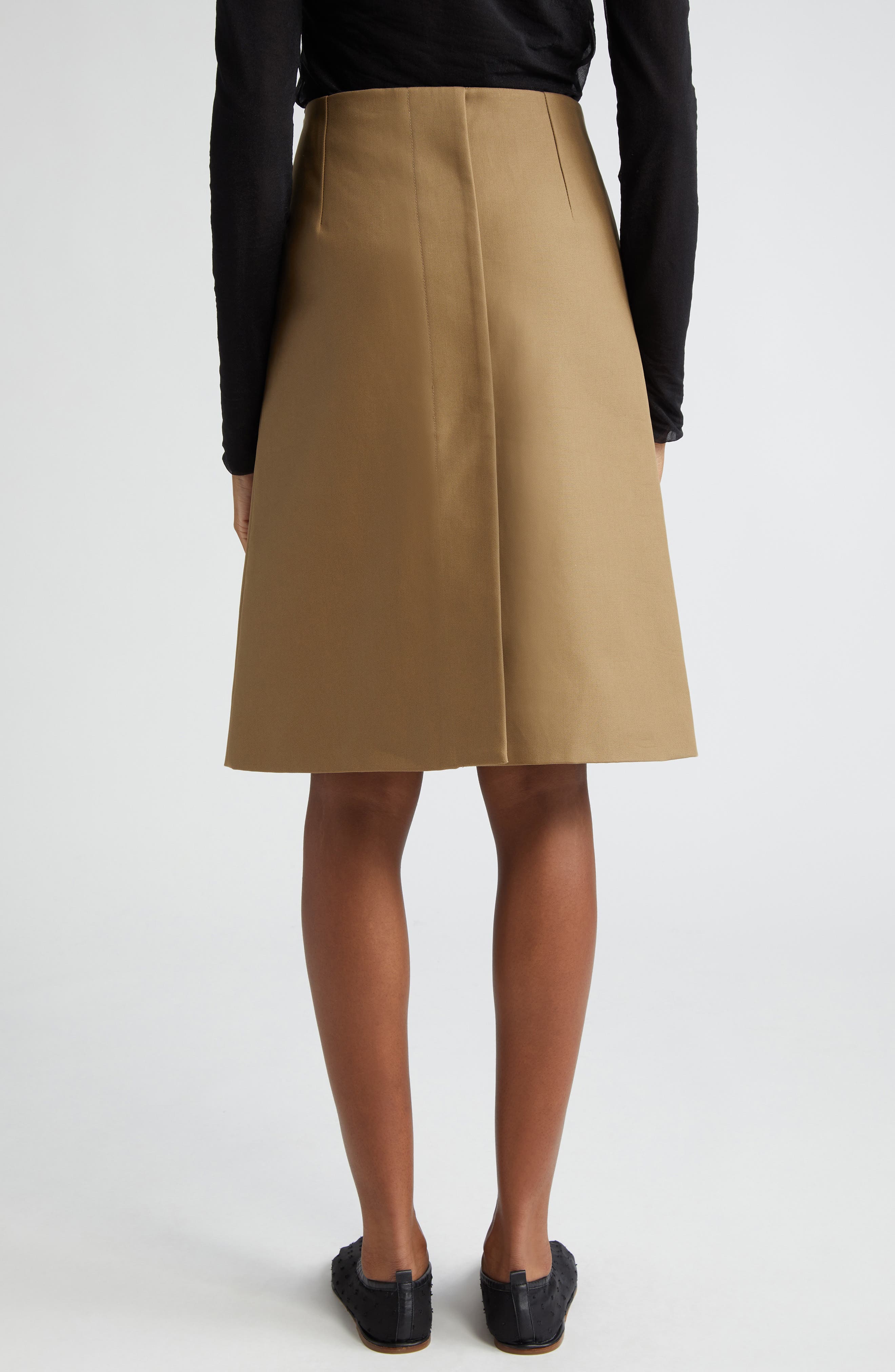 Thom Browne twill-weave pencil skirt - Black