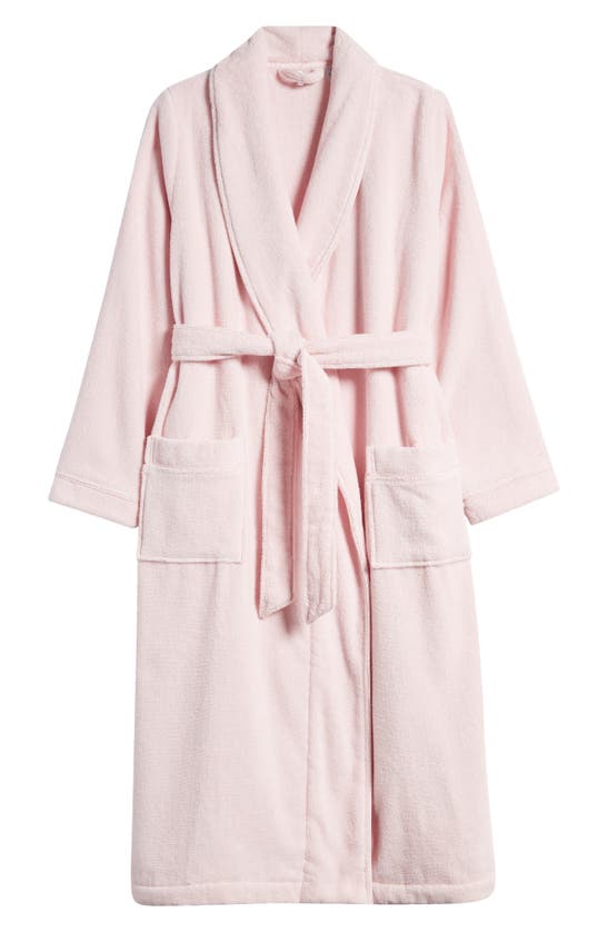 Shop Nordstrom Hydro Cotton Terry Robe In Pink Cake