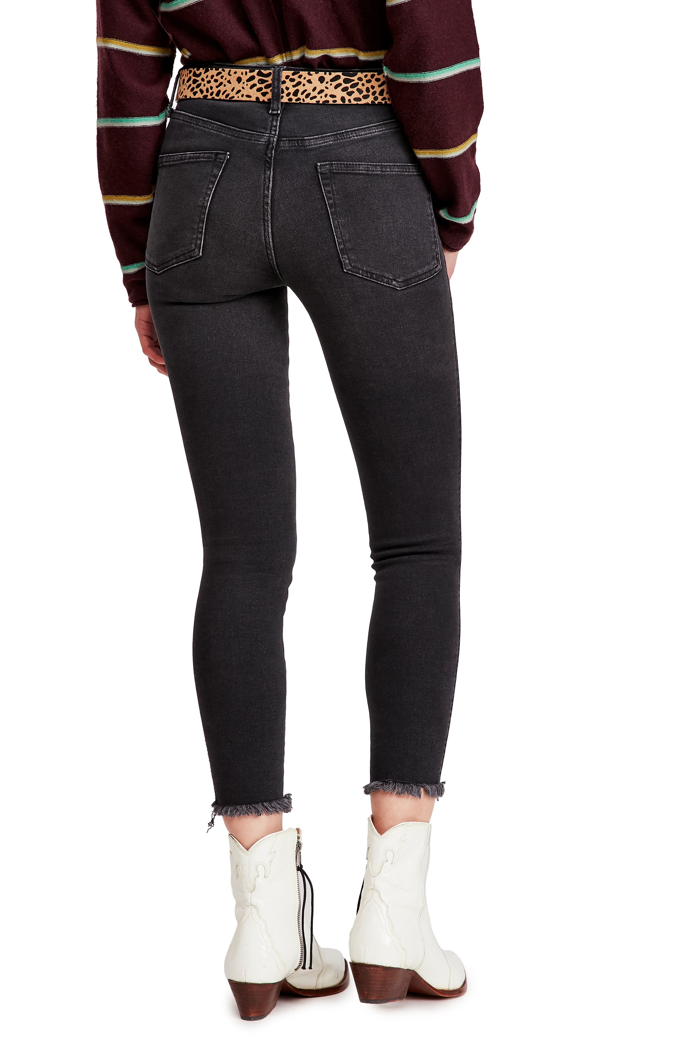 free people raw high rise jegging