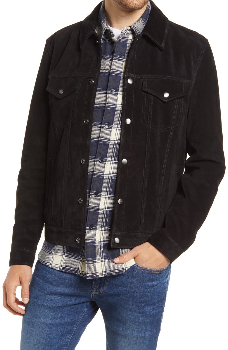 Suede Trucker Jacket