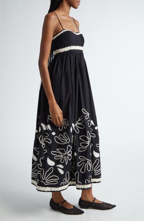 Shop Ulla Johnson Hollis Sleeveless Maxi Dress In Raven