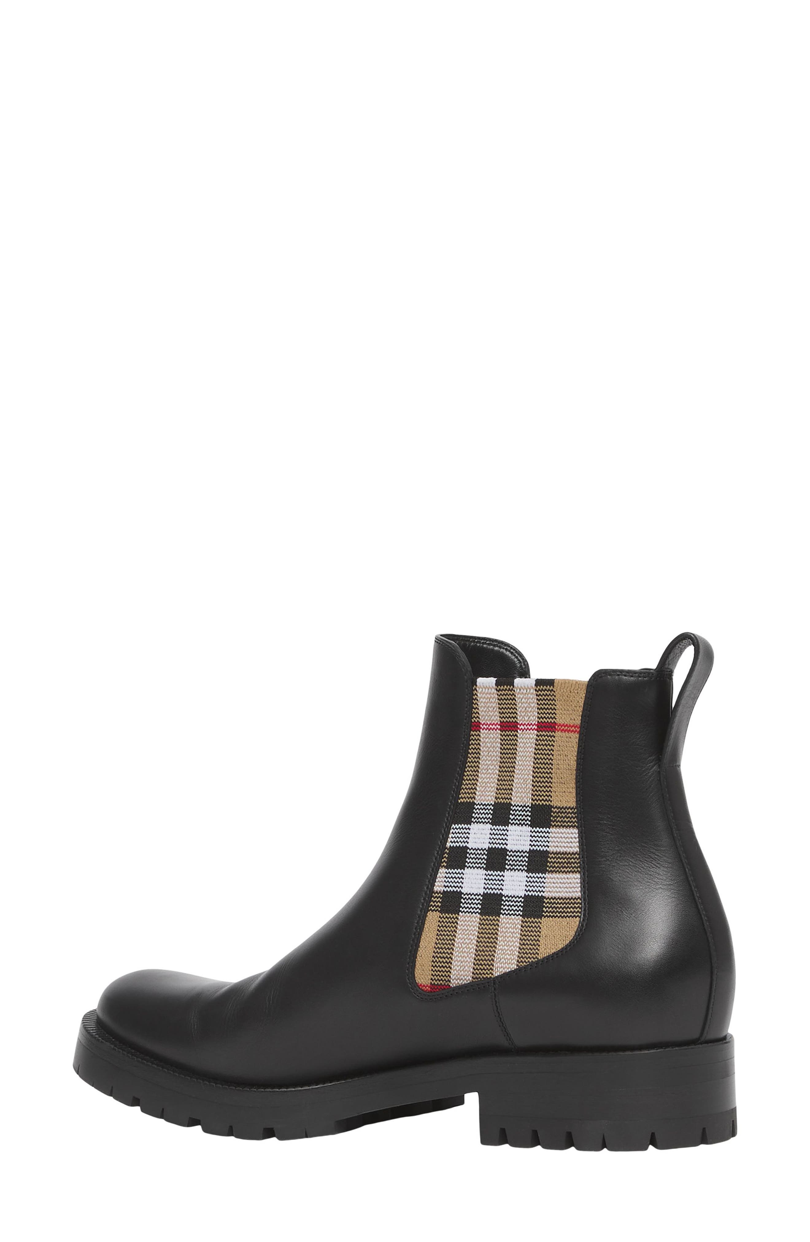 burberry allostock check chelsea boots