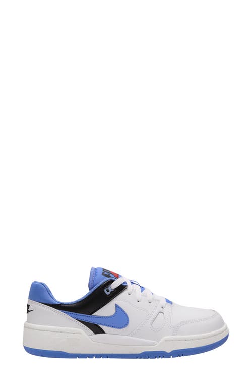 Nike Full Force Lo Sneaker In White/polar/black