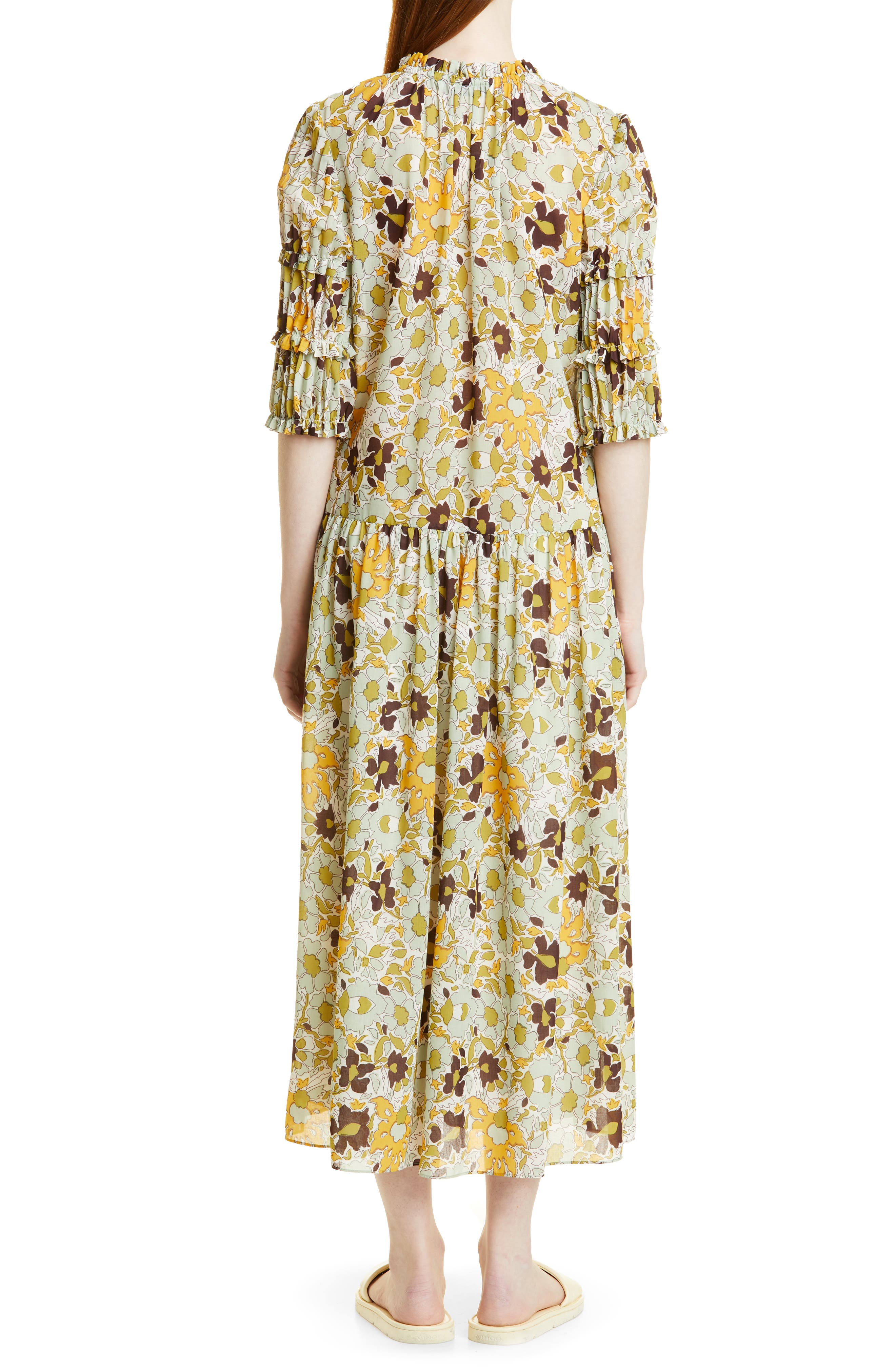 Rebecca Taylor Floral Drop Waist Dress 