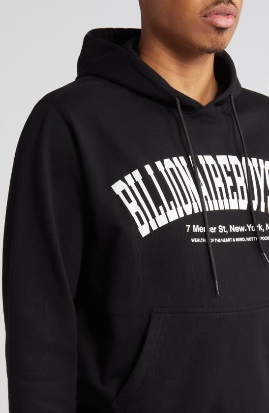 Shop Billionaire Boys Club Logo Graphic Hoodie In Black