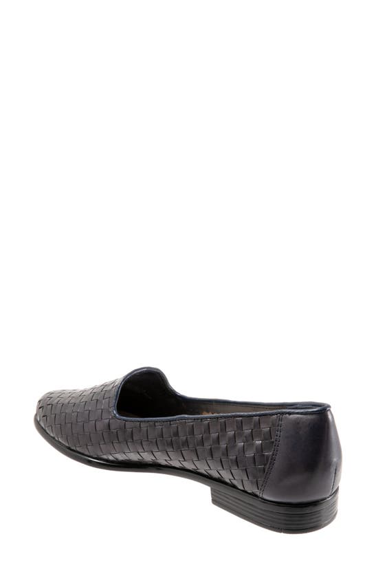 Shop Trotters Liz Slip-on Loafer In Navy Calfs