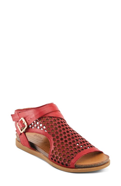 Spring Step Covington Sandal In Red