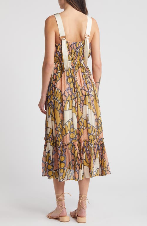 Shop Cleobella Kay Midi Dress In Saguaro Print