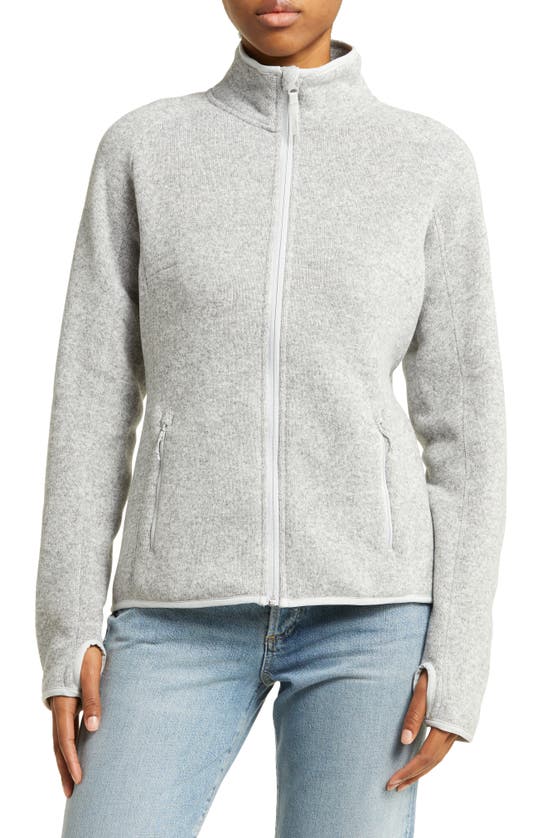 Shop Helly Hansen Varde 2.0 Fleece Jacket In Grey Fog