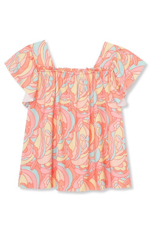 Peek Aren't You Curious Kids' Floral Print Top In Print