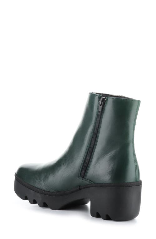 Fly London Toor Platform Bootie In Petrol Rug