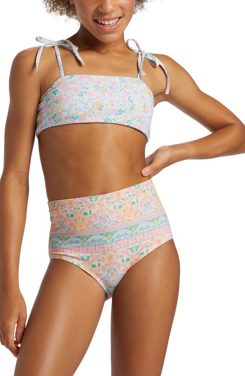 Billabong Kids' My Dreams Reversible Two-Piece Swimsuit Multi at Nordstrom