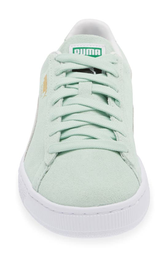 Shop Puma Suede Classic Xxi Sneaker In Fresh Mint- White