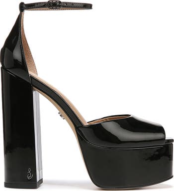 Sam Edelman Kori Patent Ankle Strap Platform Dress Sandals