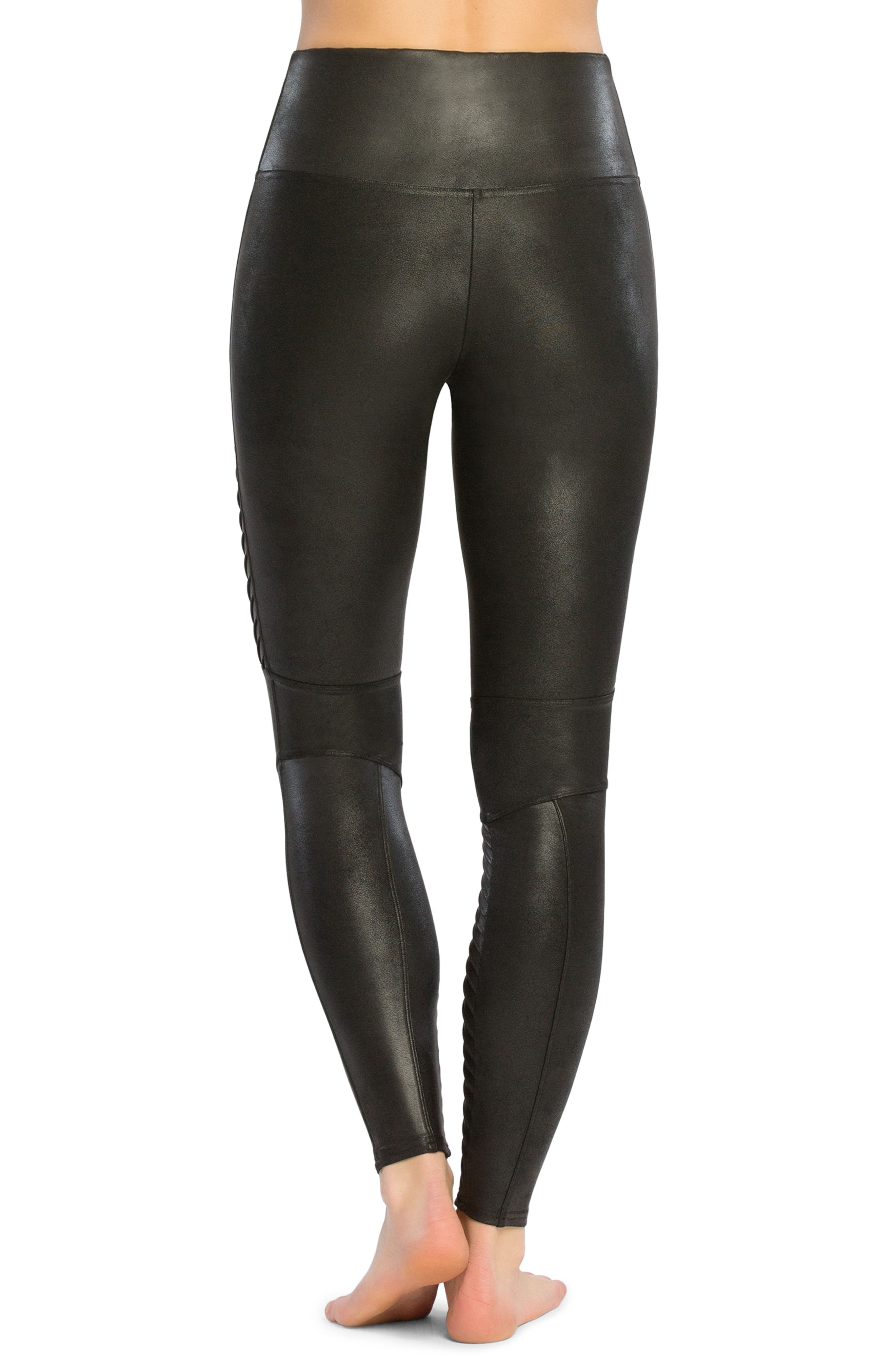 spanx faux leather leggings