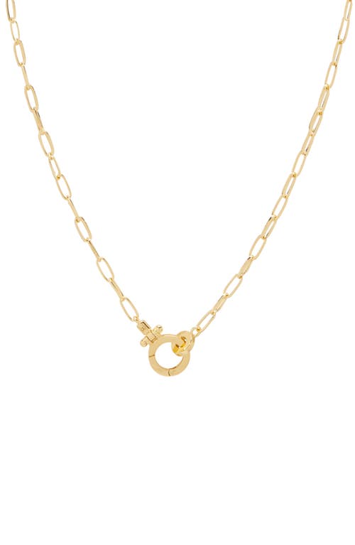 gorjana Parker Mini Chain Link Necklace in Gold