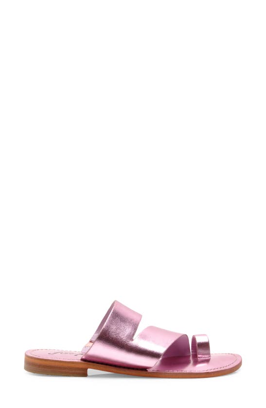 Free People Abilene Toe Loop Sandal In Metallic Pink | ModeSens