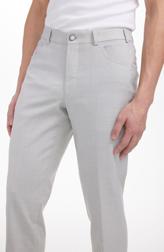 Jack Victor Sage Five Pocket Pants In Light Grey