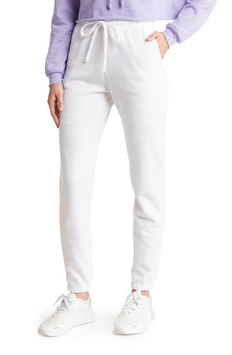 White Lounge Pants & Shorts for Women