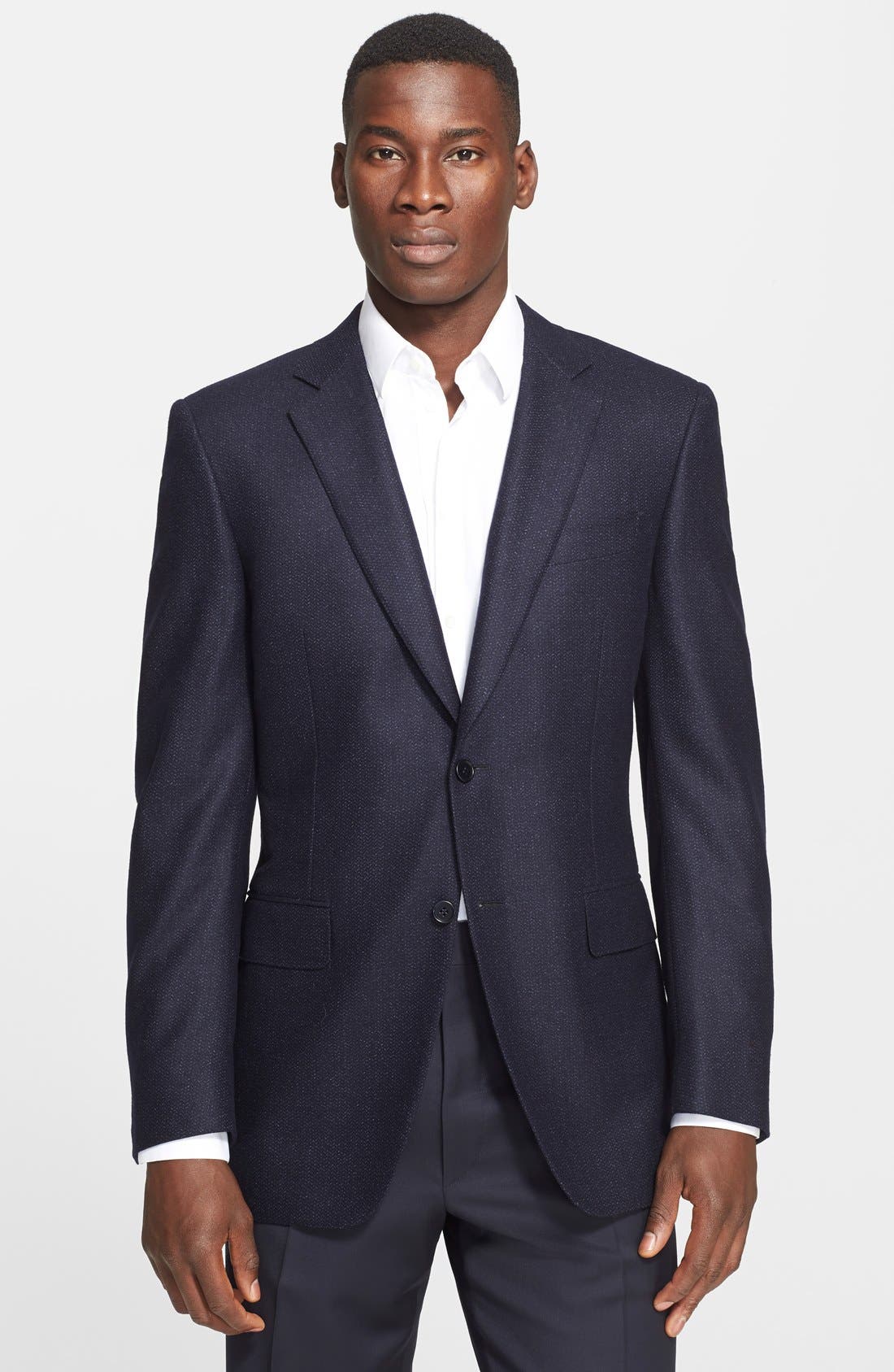 Canali Classic Fit Wool Blazer Nordstrom