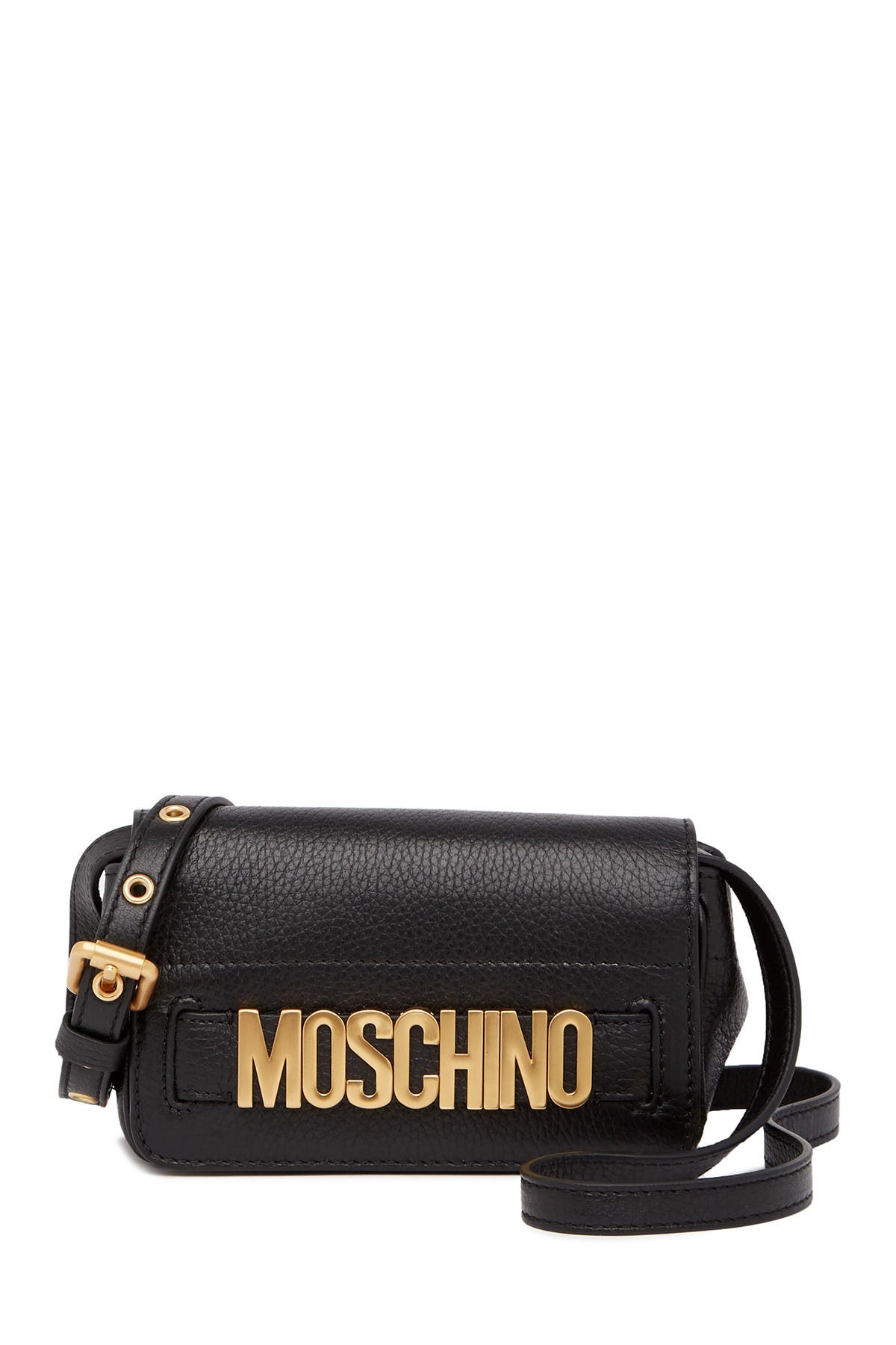 MOSCHINO | Mini Leather Crossbody Bag 
