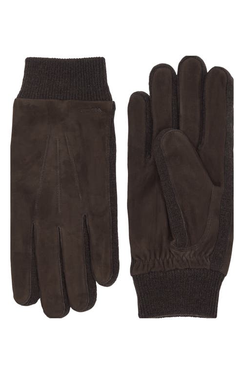 Geoffrey Leather Gloves in Espresso