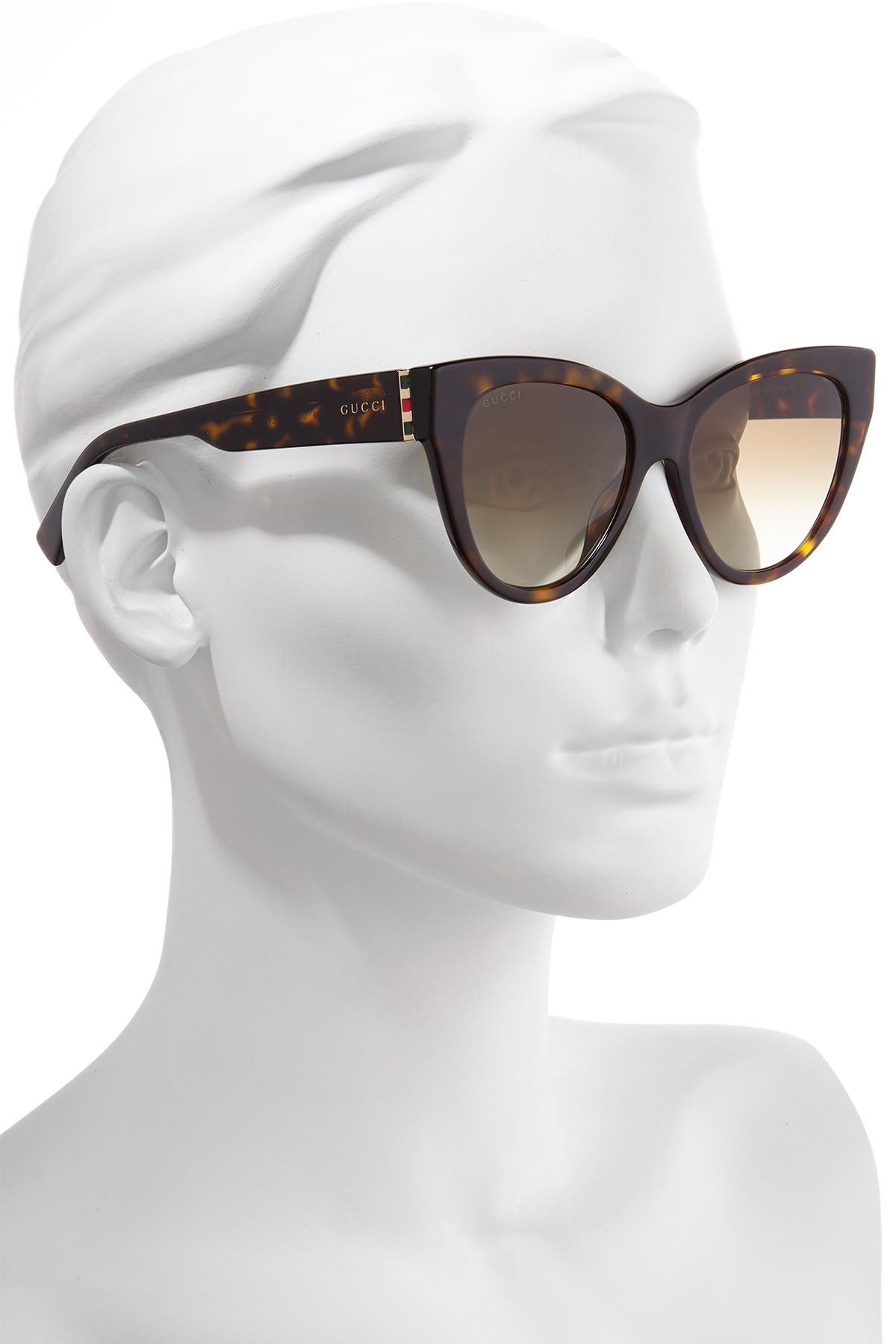 gucci 53mm square cat eye