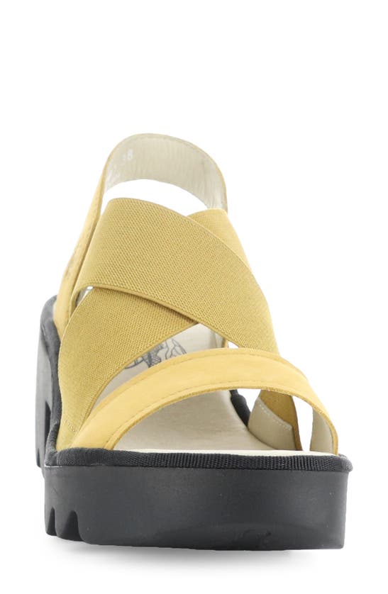 Shop Fly London Taji Platform Slingback Sandal In Bumblebee Cupido