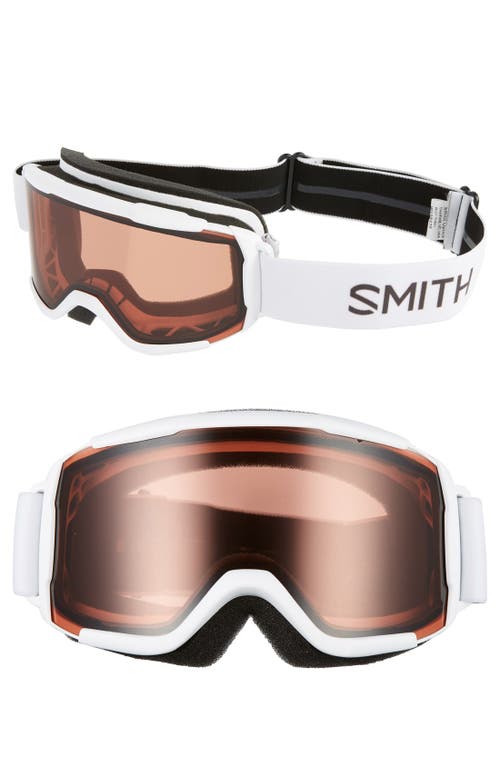 Smith Daredevil Snow Goggles In White/rc36