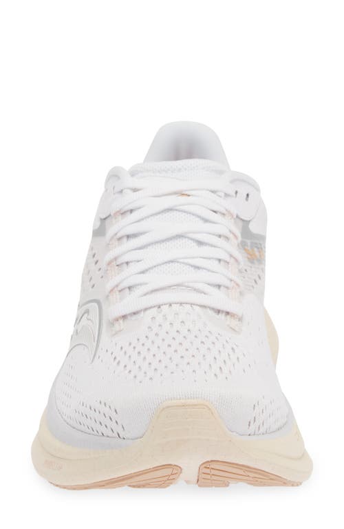 Shop Saucony Ride 17 Running Shoe In White/pearl