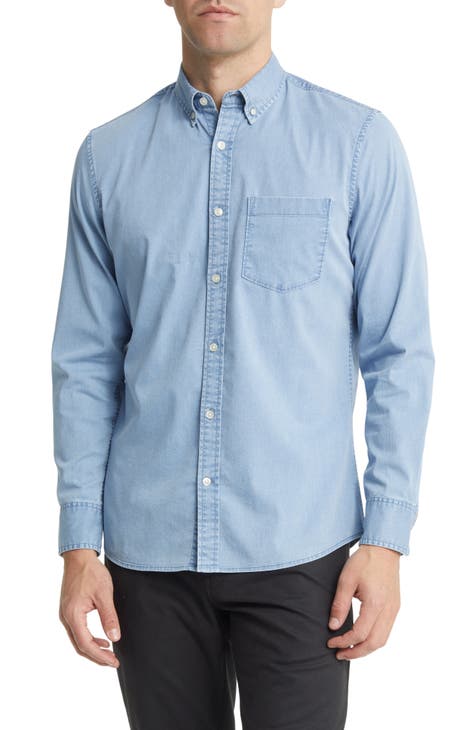 Men's Denim Button Down & Dress Shirts | Nordstrom