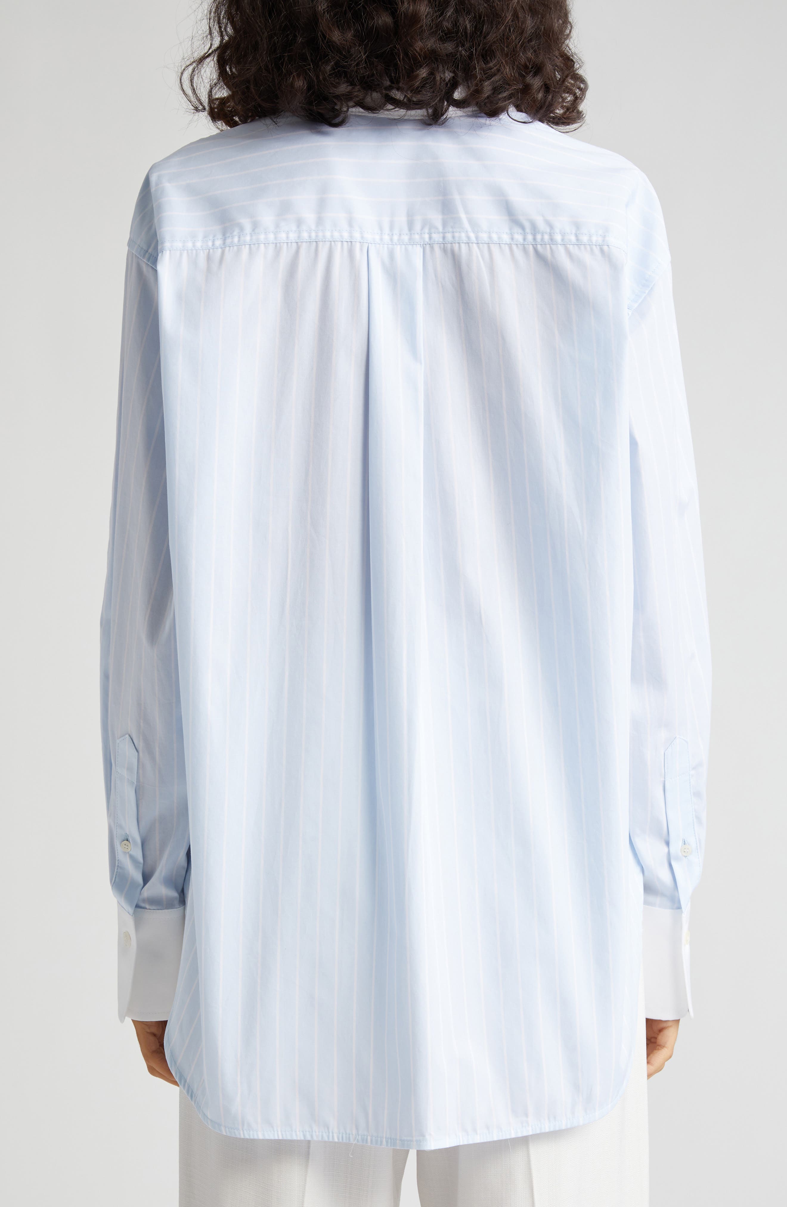 Victoria Beckham Strapless Cotton Corset Top In Off-white