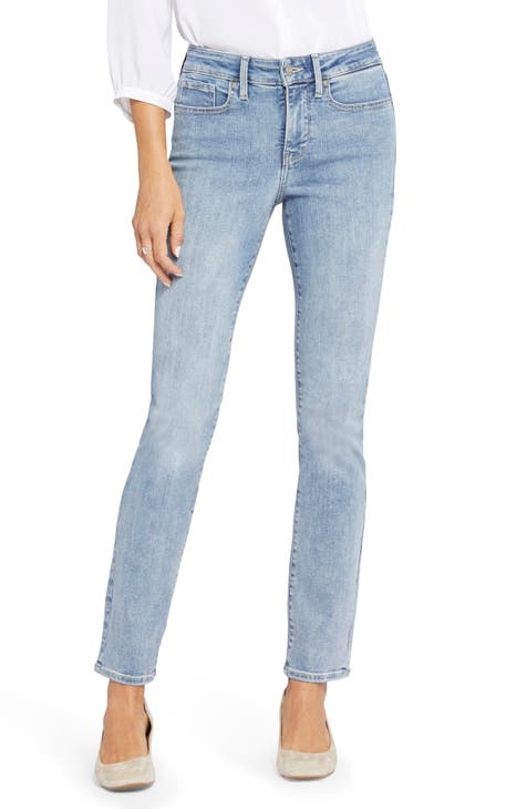 NYDJ Womens Pull on Marilyn Straight Leg JeansJeans : : Clothing,  Shoes & Accessories