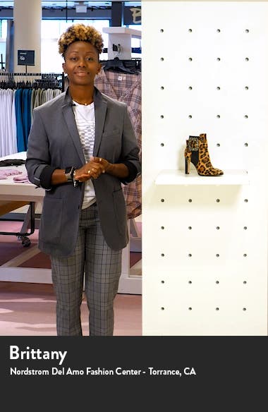 karl lagerfeld leopard booties