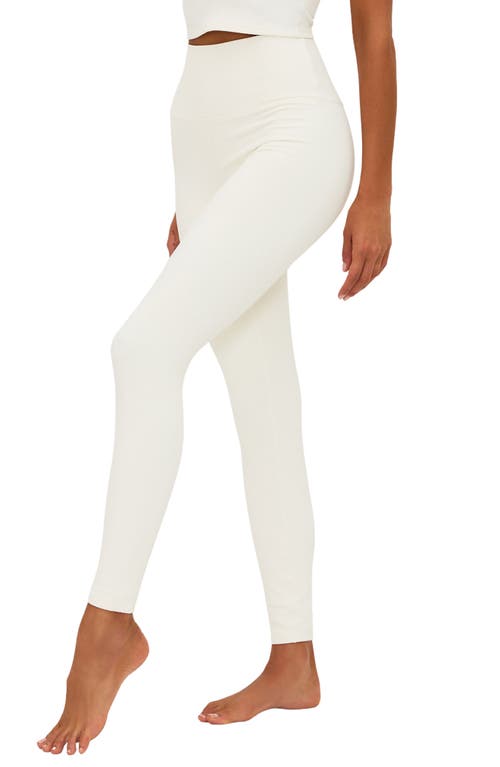 Shop Beach Riot Piper Textured Leggings In Snow Cloud