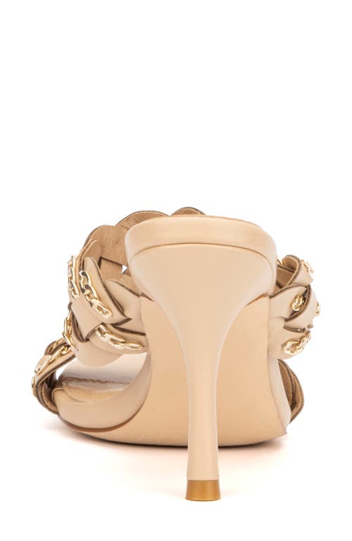 Shop New York And Company Courtney Chain Sandal In Natural
