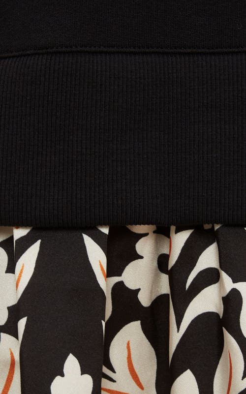 La Doublej Cotton-blend Sporty Mini Dress In Ghirlanda Black