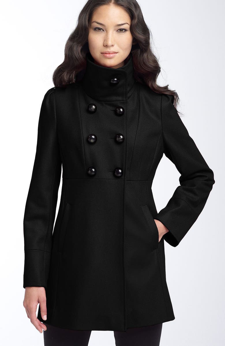 GUESS High Neck Peacoat | Nordstrom