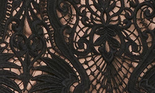 Helsi Claudia Lace Cocktail Midi Dress In Black