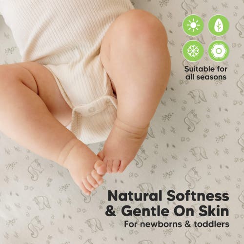 Shop Keababies 2-pack Soothe [protect+] Waterproof Crib Sheets In Pine Grove