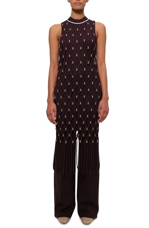 Simkhai Mona Studded Scoop Neck One Piece in Black
