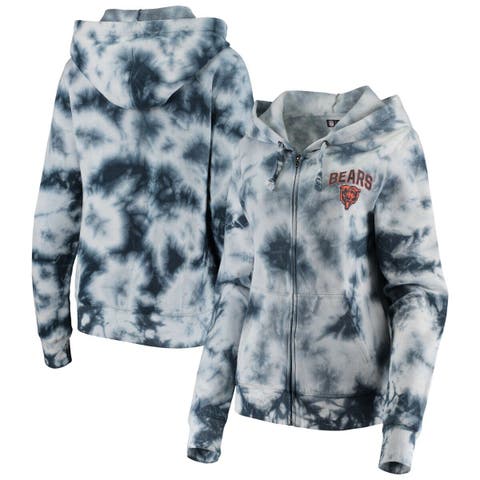 Houston Astros New Era Women's Tie-Dye Full-Zip Hoodie - Navy